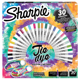 Marcador Permanente Sharpie Tie Dye 0.7 mm 30 Colores