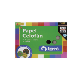 Carpeta Arte Torre Papel Celofán 10 Hojas