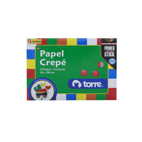 Carpeta Arte Torre Papel Crepé 6 Hojas