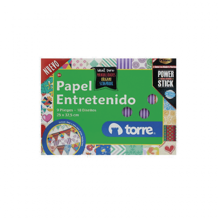 Carpeta Arte Torre Papel Entretenido
