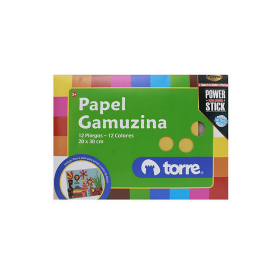 Carpeta con Cartulina Torre Papel gamuzina
