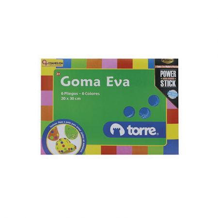 Carpeta Arte Torre goma Eva 6 Hojas