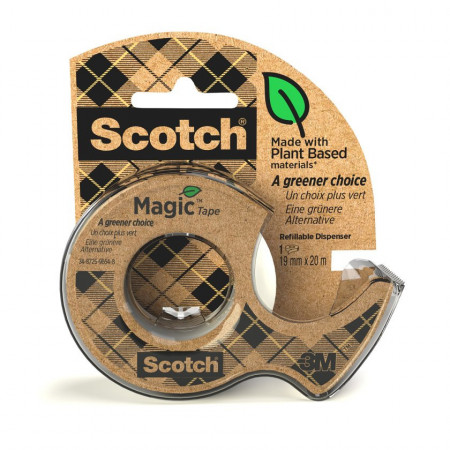 Cinta Adhesiva 3M Scotch Invisible Mágica 19 mm x 20 m