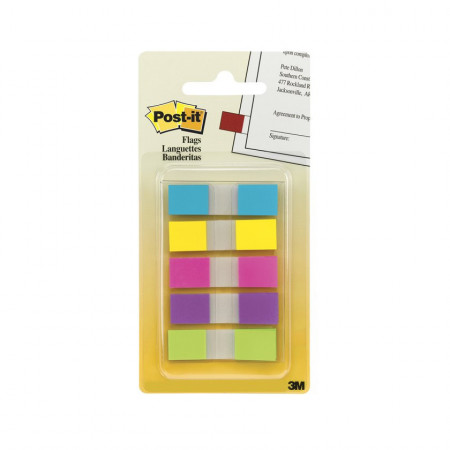 Banderitas Adhesivas 3M Post-It 683 5 Colores