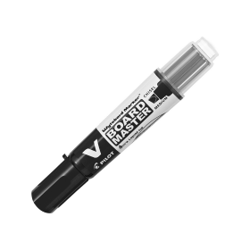 Plumón de Pizarra Pilot Vboard Punta Biselada Recargable Negro