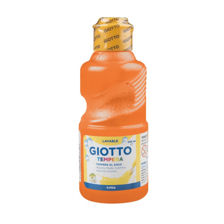 Témpera Giotto 250 ml Naranjo