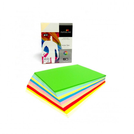 Papel Fotocopia Diazol Color Oficio 10 Colores 250 Hojas