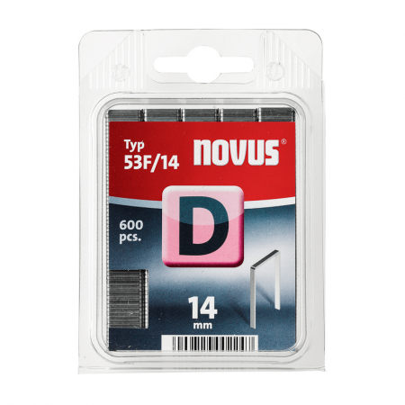 Corchetes Novus 53F D14 Caja de 600 Unidades