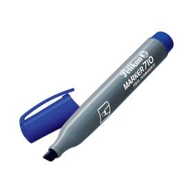 Marcador Permanente Pelikan 710 Punta Biselada Azul