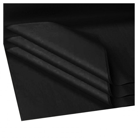 Papel Volantín Werola Importado Negro 50X70 Cm Paquete de 26 Unidades