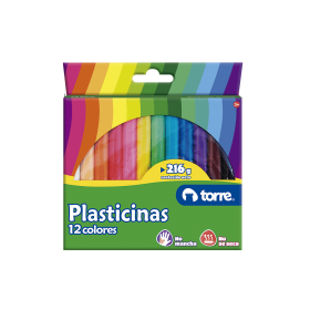 Plasticina Torre Imagia 12 Colores