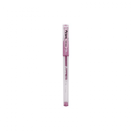 Bolígrafo Gel Torre Punta Metálica 0.8 mm Rosado