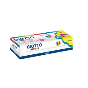 Témpera Giotto Doble Blanco 15 ml 12 Colores