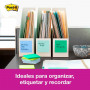 Notas Adhesivas 3M Post-It Super Sticky 3 Colores 76x76 Mm 270 Hojas