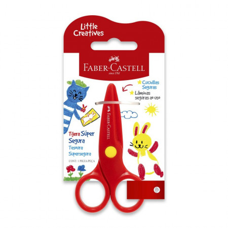 Tijera Escolar Faber Castell Little Creatives