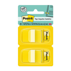 Banderita Adhesiva 3M Post-It Standard Amarillo Set de 100 Hojas