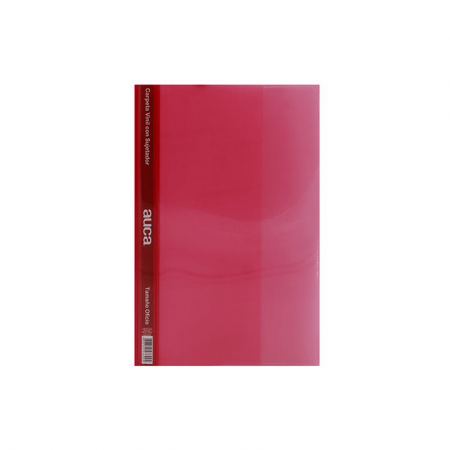 Carpeta Vinil Auca Oficio Rojo