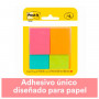 Nota Adhesiva 3M Post-It 653 Neón Display 4 Unidades