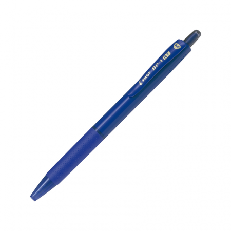 Lápiz Pasta Pilot Bp1 con grip 1.0 Retractil Azul