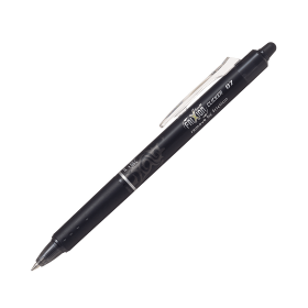 Bolígrafo Pilot Frixion Clicker 0.7 mm Borrable Negro