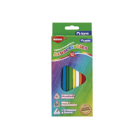 Lápiz de Color Torre Triangular Acuarelables Surtido