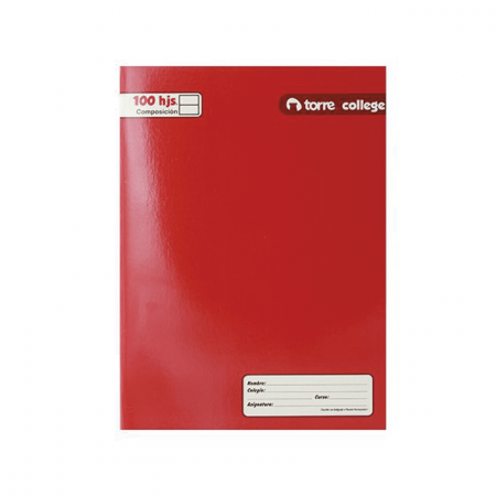 Cuaderno College Torre Liso 100 Hojas