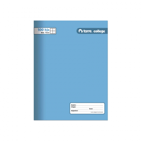 Cuaderno College Torre Liso M7 100 Hojas