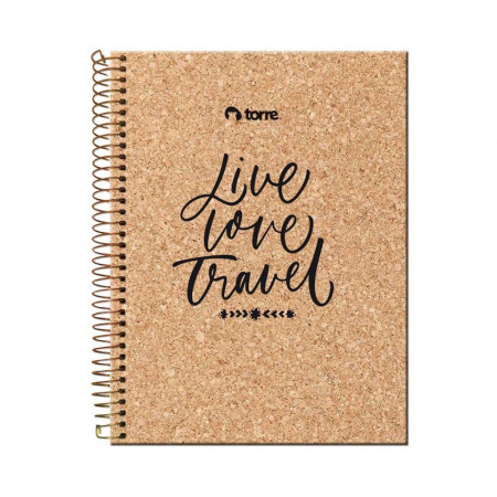Cuaderno Torre A4 Tapa Corcho M7 120 Hojas