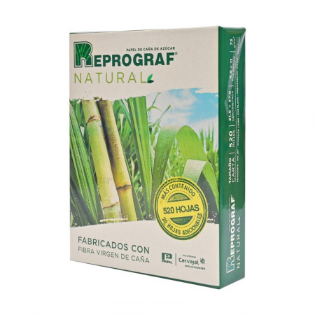 Papel Fotocopia Reprograf Eco Natural Carta 72 g 500 Hojas