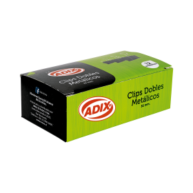 Doble Clip Adix 32 mm Caja de 12 Unidades