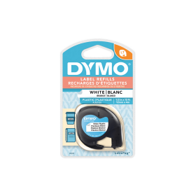 Cinta Rotuladora Dymo LetraTag 12 mm 4m Blanco