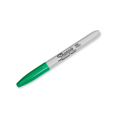 Marcador Permanente Sharpie Punta Fina 1.0 mm Verde