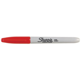 Marcador Permanente Sharpie Punta Fina 1.0 mm Rojo