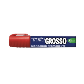 Marcador Tratto Grosso Permanente Jumbo Rojo 12 mm