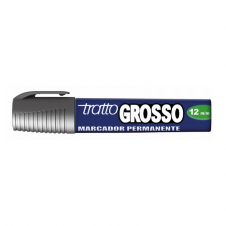 Marcador Tratto Grosso Permanente Jumbo Negro 12 mm