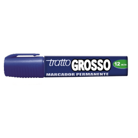 Marcador Tratto Grosso Permanente Jumbo Azul 12 mm