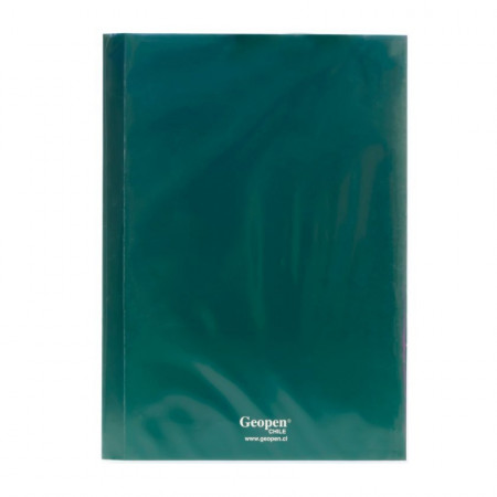 Carpeta Plastificada Geopen Verde Oscuro Reverso Blanco