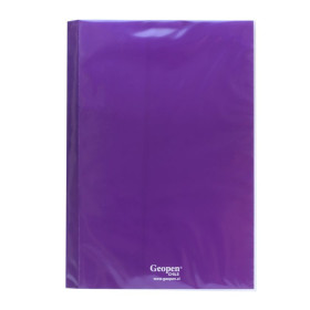 Carpeta Plastificada Geopen Morado Reverso Blanco