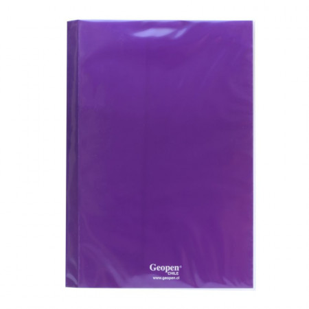 Carpeta Plastificada Geopen Morado Reverso Blanco