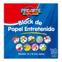 Block de Papel Entretenido Proarte 18 Hojas