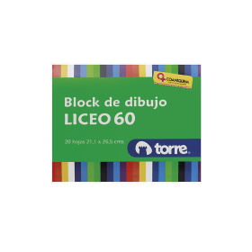 Block Dibujo Liceo Torre Imagia 20 Hj.