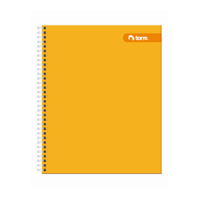 Cuaderno Universitario Torre Liso M7 Espiral Doble 100 Hojas Colores Surtidos