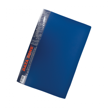 Carpeta con gusano Data Zone Oficio Clip File 712 Azul