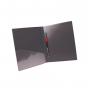 Carpeta con gusano A4 Data Zone 612 Clip File Negro