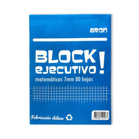 Block de Apuntes Aron Oficio M7 Ejecutivo 80 Hojas