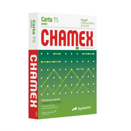 Papel Fotocopia Chamex Multipropósito Carta 75 g 500 Hojas