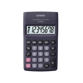 Calculadora Básica Bolsillo Casio 8 Dígitos Hl-815L