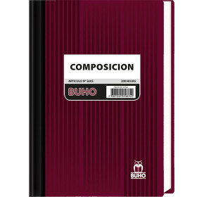 Cuaderno Empastado Buho Liso Nro 5605 200 Hojas