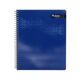 Cuaderno Universitario Torre Liso de Linea Espiral Doble 100 Hojas