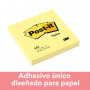 Nota Adhesiva 3M Post-It 654 Amarillo 100 Hojas